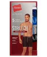 Hanes Men's 5-Pk. Ultimate Stretch Boxer Briefs