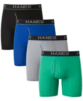 Hanes Men's Ultimate ComfortFlex Fit 4-Pk. Moisture-Wicking Mesh Boxer Briefs