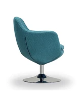 Caisson Swivel Accent Chair