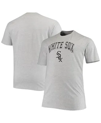 Men's Fanatics Heathered Gray Chicago White Sox Big and Tall Secondary T-shirt