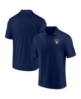 Men's Fanatics Navy Milwaukee Brewers Winning Streak Polo Shirt