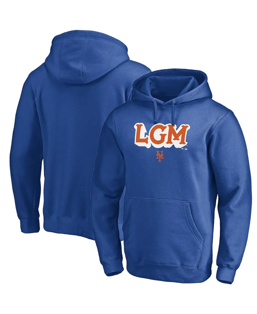 Men's Royal New York Mets Local Pullover Hoodie