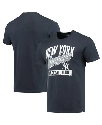 Men's '47 Brand Heathered Navy New York Yankees Fanzone Club T-shirt
