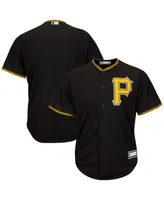 Men's Black Pittsburgh Pirates Big and Tall Replica Team Jersey