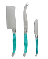 French Home Laguiole Set of 3 Cheese Knives