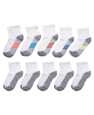 Big Boys Ultimate Ankle Socks, Pack of 10