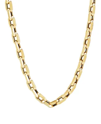 Polished Oval Link 20" Chain Necklace in 10k Gold