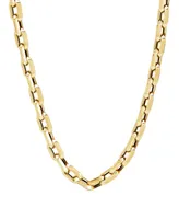 Polished Oval Link 20" Chain Necklace in 10k Gold
