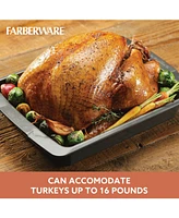 Farberware Bakeware Nonstick Roaster with U-Rack