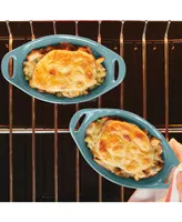 Rachael Ray Ceramics 2-Pc. Oval Au Gratin Set