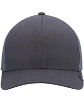 Men's TravisMathew Heathered Charcoal Widder 2.0 Trucker Snapback Hat