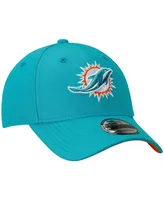 Big Boys New Era Aqua Miami Dolphins League 9FORTY Adjustable Hat