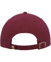 Men's '47 Maroon Minnesota Golden Gophers Wordmark Clean Up Adjustable Hat