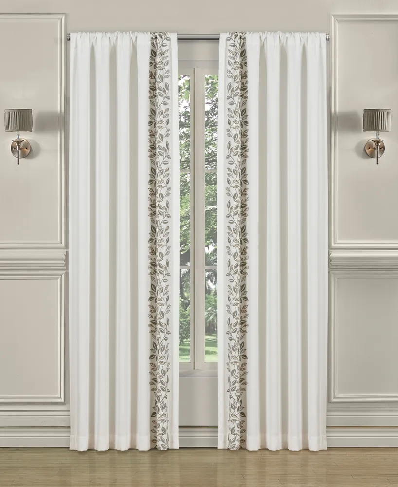 Closeout! Royal Court Laurel Window Panel Pair, 84" x 41"