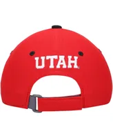 Big Boys Under Armour Red Utah Utes Blitzing Accent Performance Adjustable Hat