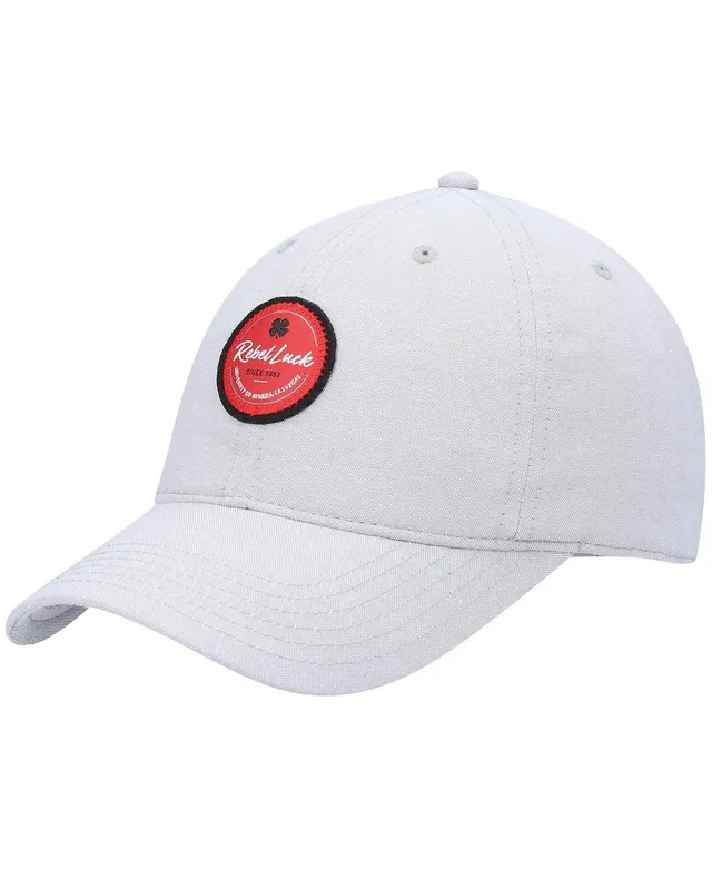 Black Clover Men's Gray Louisville Cardinals Oxford Circle Adjustable Hat