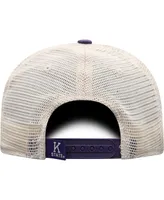 Men's Top of the World Purple Kansas State Wildcats Offroad Trucker Snapback Hat