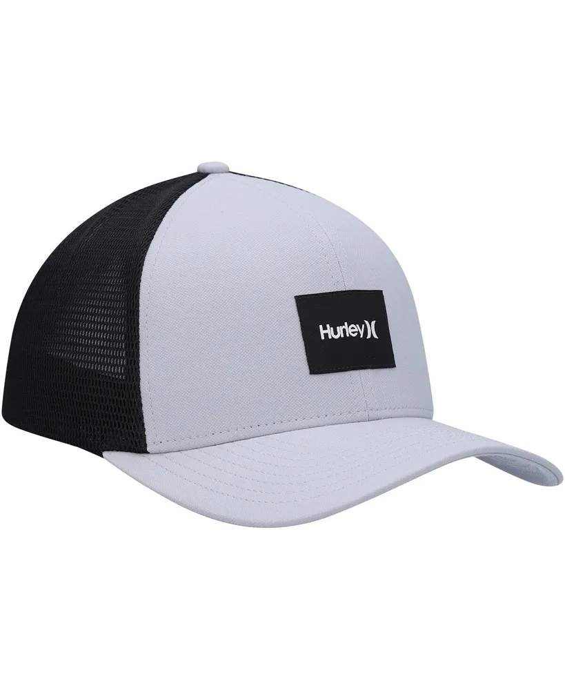 Men's Hurley Gray Warner Trucker Snapback Hat
