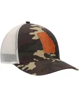 Men's Local Crowns Camo Georgia Icon Woodland State Patch Trucker Snapback Hat