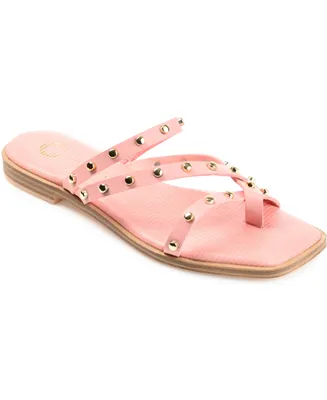 Journee Collection Women's Fanny Studded Sandals