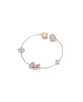 Swarovski Dazzling Swan Magnetic Rose Gold Tone Plated Bracelet