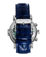 Heritor Automatic Men's Legacy Leather-Band Watch w/Day/Date