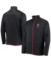 Men's Under Armour Black Maryland Terrapins 2021 Sideline Command Full-Zip Jacket