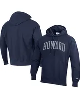 Men's Champion Navy Howard Bison Tall Arch Pullover Hoodie