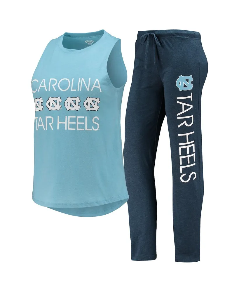 Women's Concepts Sport Navy North Carolina Tar Heels Billboard Tie-Dye Tank and Shorts Sleep Set Size: Medium