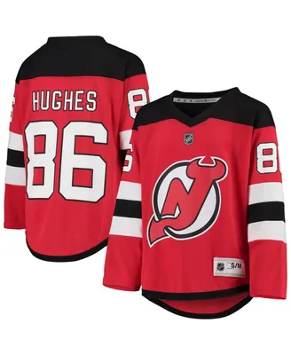 Big Boys Jack Hughes Red New Jersey Devils Home Player Replica