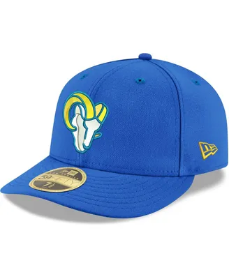 Men's New Era Royal Los Angeles Rams Omaha Low Profile 59Fifty Fitted Team Hat