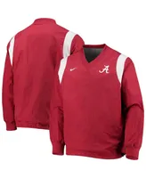 Men's Nike Crimson Alabama Tide Rev Pullover Windbreaker Jacket