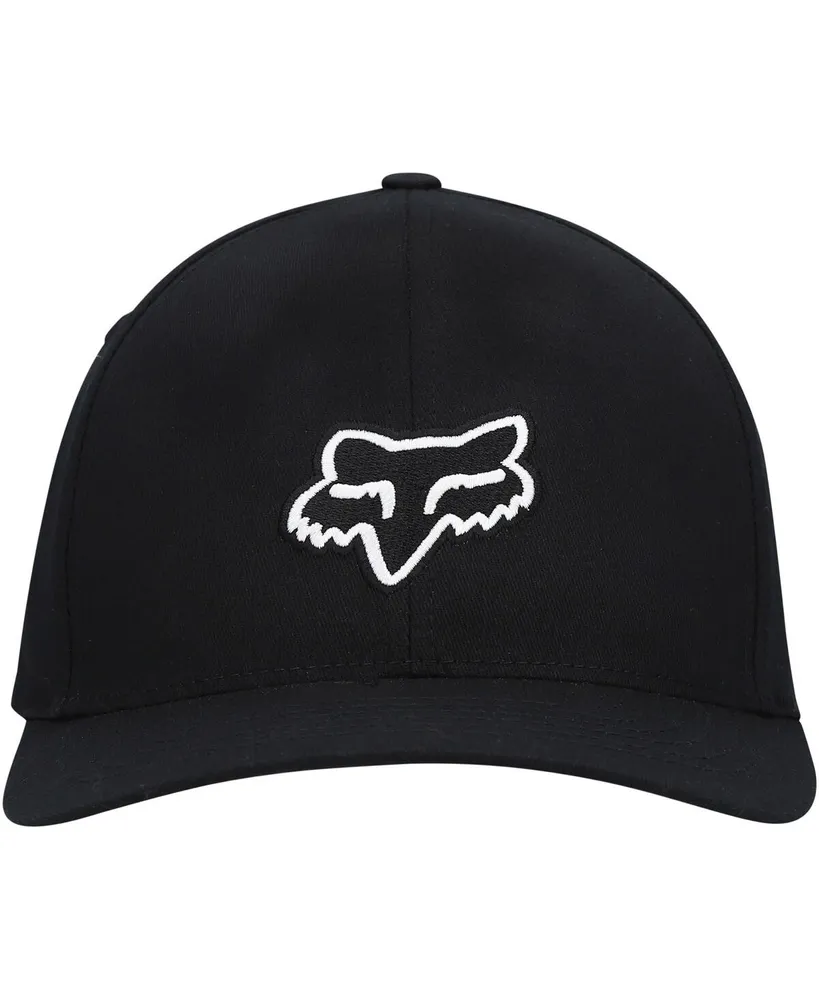 Men's Fox Black Main Logo Legacy Flex Hat