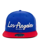 Men's Physical Culture Royal Los Angeles Red Devils Black Fives Snapback Adjustable Hat