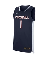 Men's Nike #1 Navy Virginia Cavaliers Replica Basketball Jersey