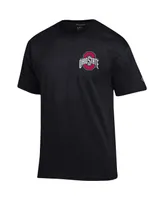 Men's Champion Ohio State Buckeyes Team Stack 2-Hit T-shirt