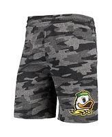 Men's Concepts Sport Charcoal, Gray Oregon Ducks Camo Backup Terry Jam Lounge Shorts