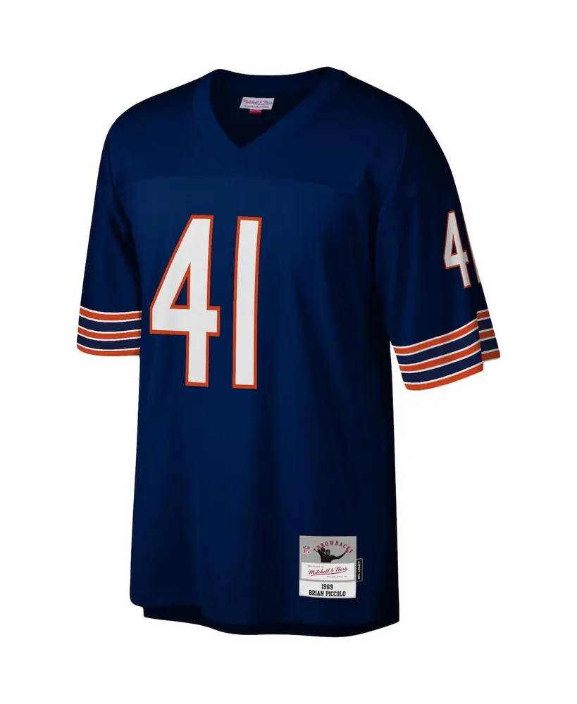 Men's Mitchell & Ness Brian Piccolo Navy Chicago Bears Legacy Replica Jersey