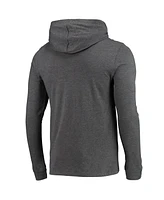 Men's Concepts Sport Heathered Navy, Heathered Charcoal West Virginia Mountaineers Meter Long Sleeve Hoodie T-shirt and Jogger Pants Set
