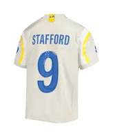 Nike Big Boys Matthew Stafford Bone Los Angeles Rams Game Jersey