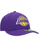 Men's New Era Purple Los Angeles Lakers Team Low Profile 59Fifty Fitted Hat