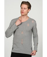 Ron Tomson Men's Modern Distorted Sweater