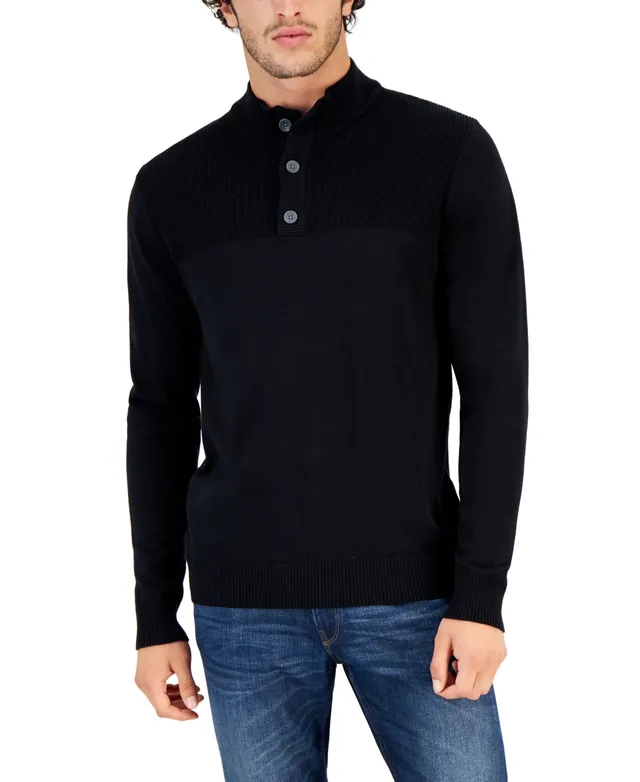 Men's Solid Turtleneck Shirt, Created for Macy's