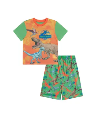 Little Boys Jurassic World T-shirt and Shorts, 2-Piece Set