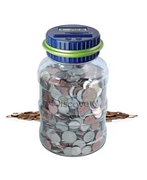 Discovery Kids Digital Coin-Counting Money Jar with Lcd Screen