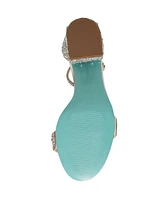 Betsey Johnson Women's Mari Block Heel Evening Sandals