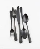 Cambridge Silversmiths Keene Hammered Satin 20-Piece Flatware Set, Service for 4