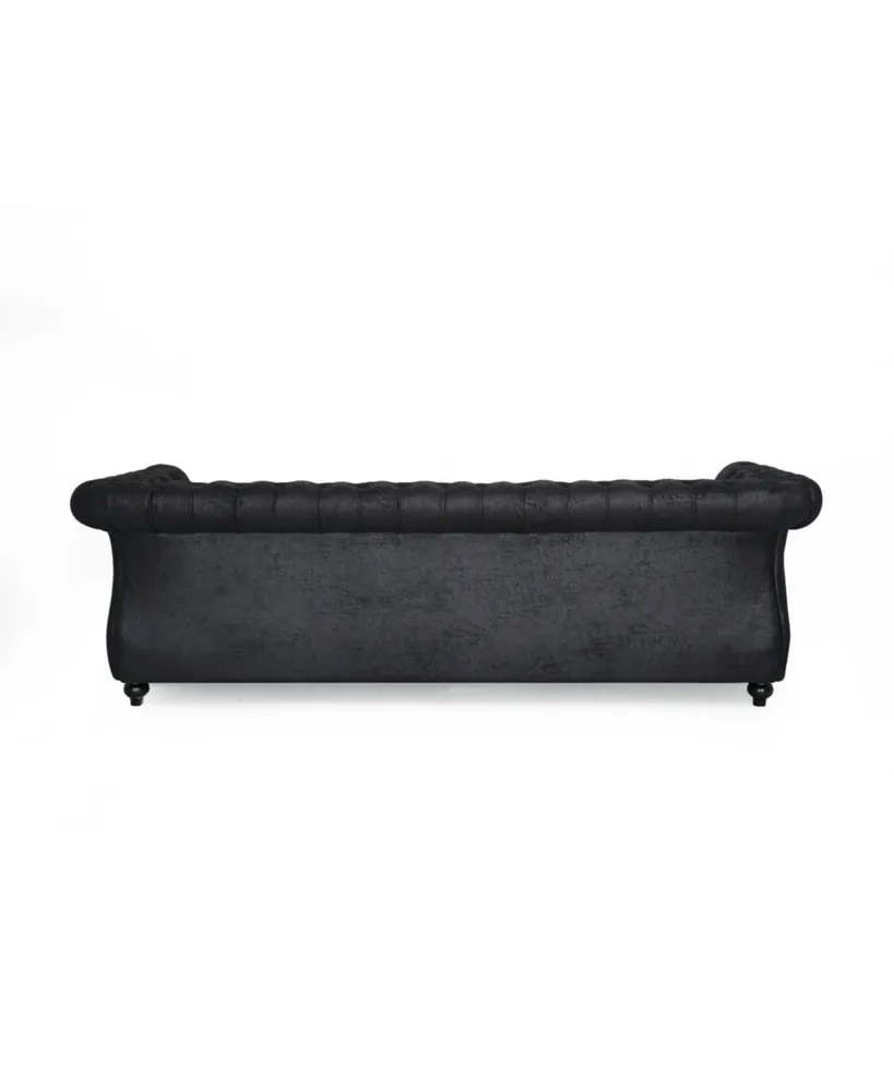 Somerville Chesterfield Tufted Sofa with Scroll Arms