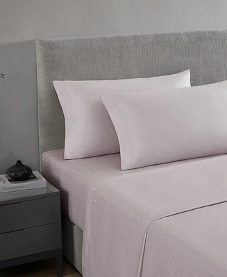 Closeout! Vera Wang Eyelet 800 Thread Count Cotton Blend Sateen Sheet Set