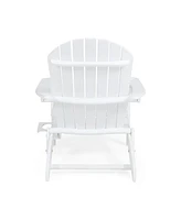 Bellwood Outdoor Folding Adirondack Chairs Set